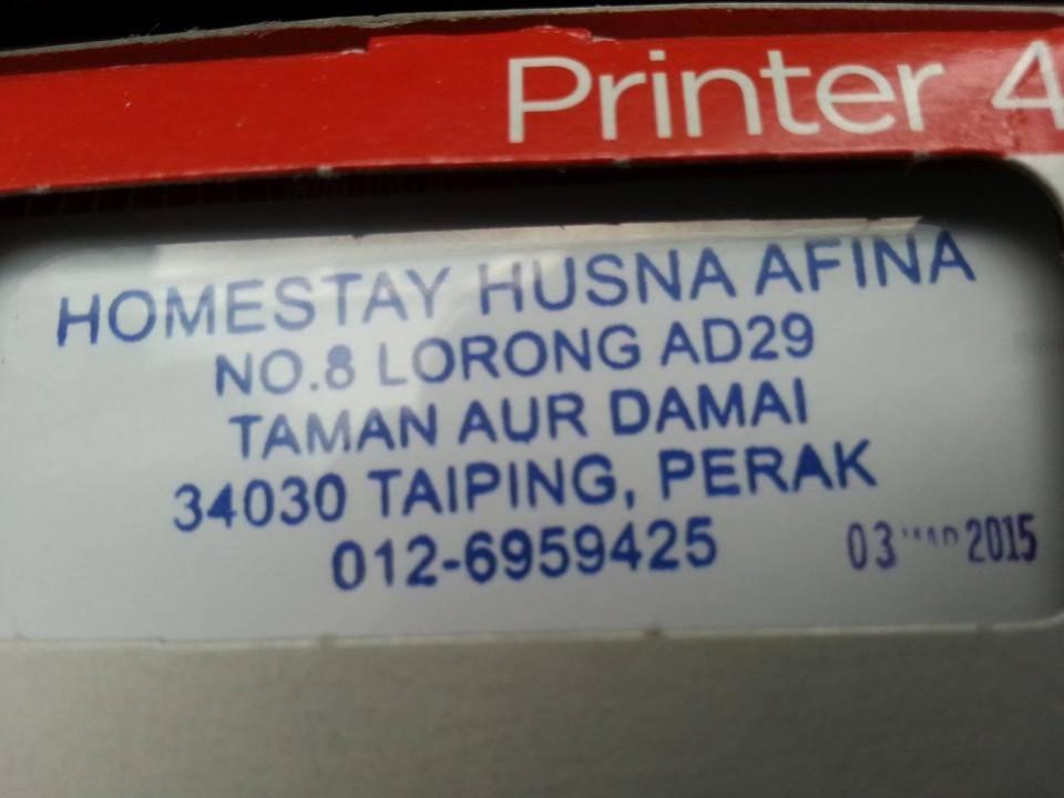 Taiping Homestay Husna Afina Extérieur photo